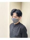 韓国風コンマヘア×センターパート
