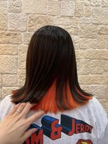 ヴァン カウンシル 川口店(VAN COUNCIL)&nbsp;オレンジ×インナー【東川口　インナーカラー】