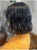 ママ向けボブパーマ