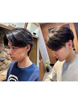 今話題の“曲がる”縮毛矯正で、自然なストレートヘアを実現！【津田沼/津田沼駅/メンズ/メンズパーマ】