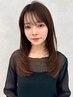 【冨永指名】レイヤーカット＋プレミアム縮毛矯正＋トリートメント　￥14,000