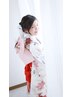 【ホットペッパー限定】≪七五三≫衣裳レンタル+支度だけプラン（七歳女子）