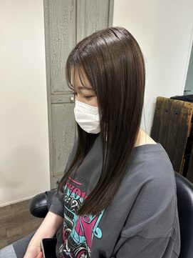 ココロヘアー ウィル 半田山店(Cocolo hair Will) 柔らかオリーブグレージュ