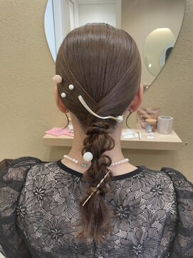 ランリ 金山 名古屋(Ranri) 【編み下ろしアレンジ】　金山/名古屋/ヘアセット