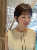 暗髪ショート