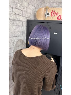 ワンズクロエ 原宿店(ONE's Chloe) くびれヘアアプリコットオレンジハイライトカラーくすみベージュ