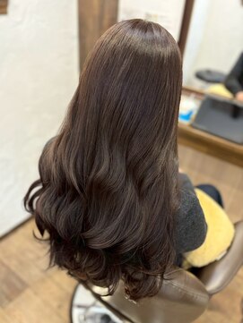 アミリー ひたち野うしく店(Amily) ハイライトバレイヤージュダブルカラーケアブリーチ20代30代