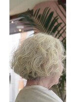 ネス(NESS)&nbsp;グレイヘア（白髪）の少し重めなカールボブ100