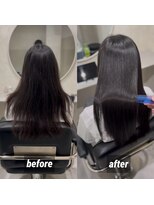 ホワイト(WHITE)&nbsp;毎朝が楽になる髪質改善ストレート〇