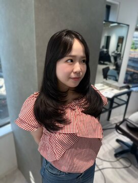 ザシェノンウメダ(THA CHAINON UMEDA) 着物ヘア/大人ガーリー/ダークアッシュ/似合わせカット/心斎橋