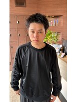 ブローチ(broche) スパイキーショート
