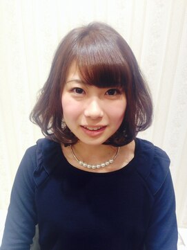 アース 高崎店(HAIR & MAKE EARTH) ショコラカラーの柔らかBOB【EARTH高崎店】