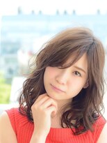 パティオンツー(PATIONN2)&nbsp;透明感クリアベージュ☆ゆるふわミックスウェーブミディアム