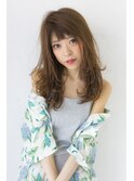 フレンチ風/セミロング/ベージュカラー/ウェーブ錦糸町北口