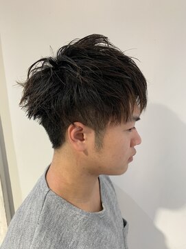 パティオンツー(PATIONN2) メンズショートツーブロック束感スタイル【表参道青山原宿渋谷】