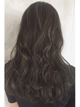 レセ 新松戸deux店(Laissez) スモークグレージュ×ハイライト