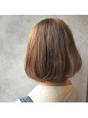 外ハネボブ/アッシュブラウン/ネオウルフ/デザインカラー