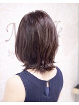 ミッシェル アフロート(michelle afloat)&nbsp;髪質改善外ハネふんわり動き簡単まとまるツヤカラーカーブカット