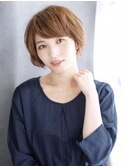 ふんわりナチュラルショートスタイル