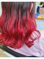 ヘアーアンドメイク ニッキ(hair&make nikki) redグラデ