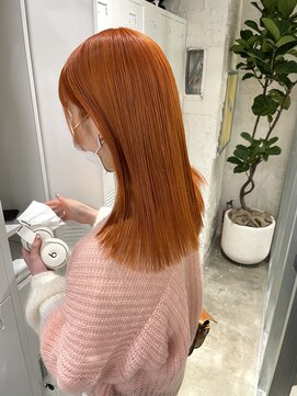 ノラ シブヤ(NORA) オレンジ、オレンジカラー、オレンジベージュ【木原】