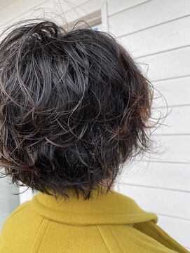 リトルキュー(little cue) 無造作パーマ