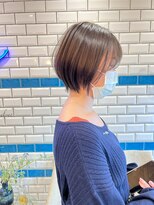 シー バイ ロンド 新宿(Sea by Lond)&nbsp;似合わせカットくびれヘアアースカラーショートボブ