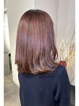 サルファ ヘアデザイン 名古屋 丸の内(S.ALPHA HAIR DESIGN) 柔らかピンクベージュ