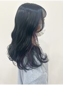 blueblack × inner purple