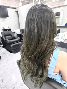 エンディアリング 東銀座(Endearing) 斜めバング/グレージュカラー/デザインカラー/眉毛/銀座/東銀座