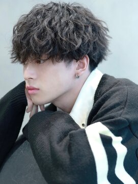 リップスヘアー 渋谷 annex(LIPPS hair) マットラフウェーブ波巻きパーママッシュ