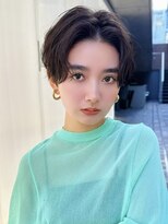 リークフー(Ree cu fuu)&nbsp;ジェンダーレスショート　センターパート　ベリーショート