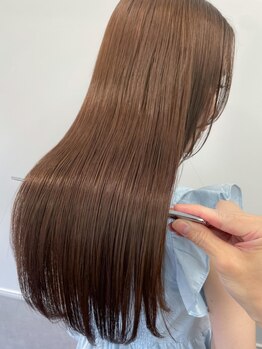 ヘアーカラープラス 稲毛店(PLUS)の写真/【髪質改善トリートメント+根元染め¥3180】カラーと同時施術でダメージレスにうるツヤ髪に［千葉市稲毛駅］