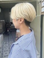 ヘアーメイクオズ(hair make O/S)&nbsp;《kaito》ブロンド ベージュ × ショートスタイル☆