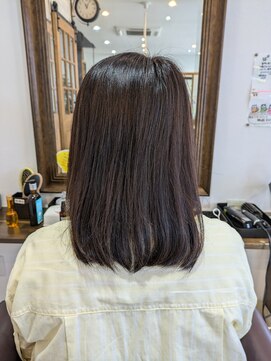 グリーン(Green) ツヤ髪ダークカラー