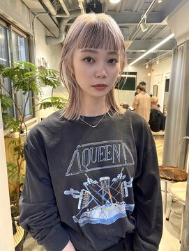 レシェル 伊勢店(RECIEL) 【RECIEL伊勢 世古口】ホワイトベージュ前髪ローライト