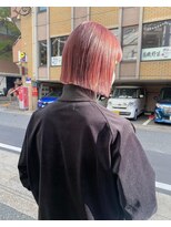 クプラ(Qpula)&nbsp;【qpula 久芳未鈴】ボブ/くすみピンク/ハイトーンボブ