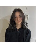 リト(riTo)&nbsp;20代暗めカラーデザインカラーロングオリーブグレージュベージュ