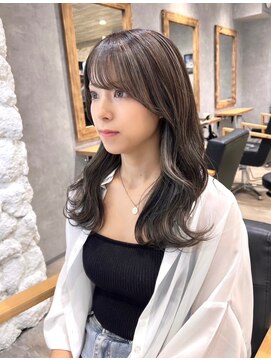 モアナ バイ ヘッドライト大宮店(Moana by HEADLIGHT) Moana【大宮】#イヤリングカラー化#グレージュ#くびれヘア