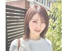【タイムサービス☆】カット+透明感ツヤ髪カラー+TRorヘッドスパ/12900