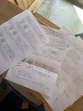 一人一人に合わせた髪の取扱説明書をご用意しております！