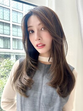 バイオレット 表参道店(Violet) 前髪なしロングレイヤーカットニュアンスカラーNA-105