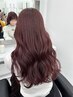 ブリーチなしorありダブルカラー+ハホニコトリートメント+炭酸泉Spa【￥14300