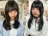 【2回目3回目の方専用】トレンドカットカラー￥11000バッサリカットレイヤー等