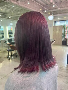 デート 原宿(DATE) ホワイトベージュ×インナーカラー【ブリーチ ダブルカラー】