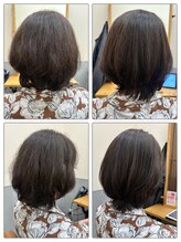 実際にBEFORE→AFTERを見ていきましょう※仕上がりの画像は手で乾かしてクリームを付けただけです！！