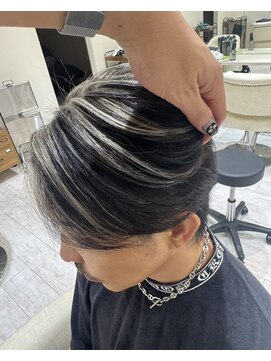 バース 梅田中崎町店(BIRTH) 白髪ぼかしハイライト白髪ぼかしメッシュハイライト