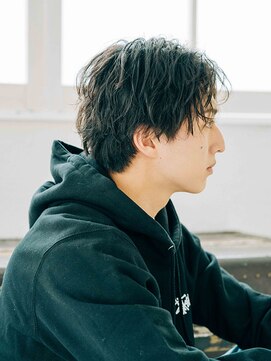 エンネ(enne) enne/センターパート/メンズパーマ