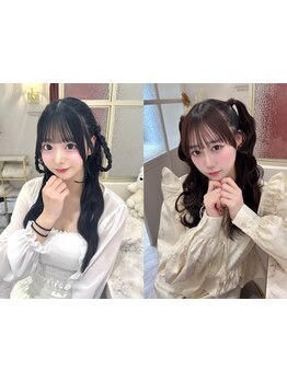 《原宿駅徒歩３分》可愛いヘアをつくる専門店☆特別な日のヘアアレンジでいつもと違う可愛い自分に♪