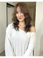 ニコフクオカヘアーメイク(NIKO Fukuoka Hair Make)&nbsp;【NIKO】ブリーチなしダブルカラー.グレージュ.レイヤー